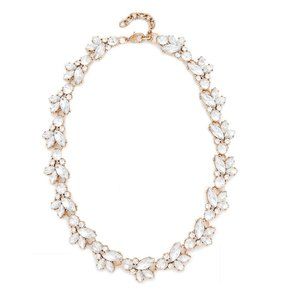 Crystal-studded necklace